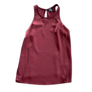 DAILYLOOK Maroon Red Sleeveless Tank Top